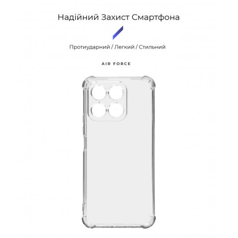 Чохол ArmorStandart Air Force для Honor X8a Camera cover Clear (ARM69492)