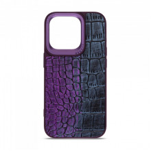 Чохол Harder Glamorous Croco для Apple iPhone 15 Pro Dark Purple (ARM76763)