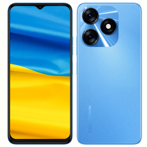 Смартфон Tecno Spark 10 (KI5q) 8/128GB NFC Dual Sim Meta Blue (4895180797743)