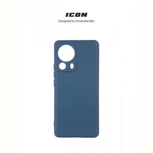 Чохол-накладка Armorstandart Icon для Xiaomi 13 Lite 5G Camera cover Dark Blue (ARM66504)