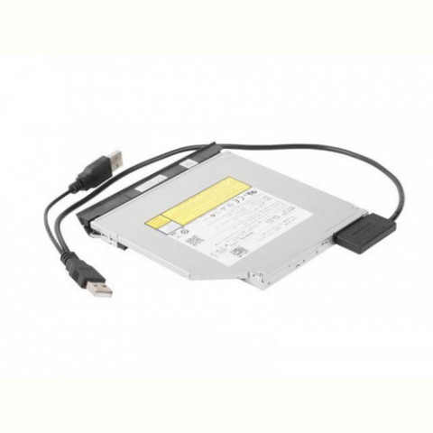 Адаптер Cablexpert USB - Slim SATA II (M/M), 0.5 м, чорний (A-USATA-01)