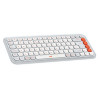 Клавiатура бездротова Logitech Pop Icon Keys Off White (920-013072)