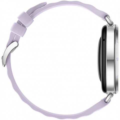 Смарт-годинник Huawei Watch GT 6 41mm Steel with Purple Fluoroelastomer Strap (55020FTM)