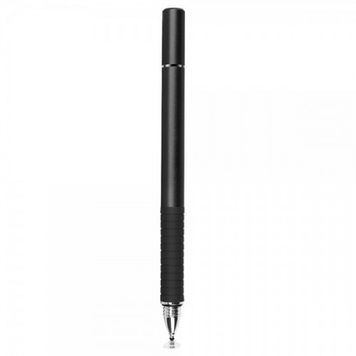 Стилус Goojodoq універсальний 2 в 1 Capacitive TPU Grip Black (4000074017232B)