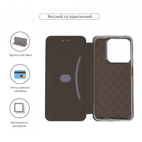 Чохол-книжка ArmorStandart G-Case для Realme C63 4G / C61 4G / Note 60 4G / Note 60x 4G Black (ARM78464)
