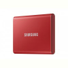 Накопичувач зовнішній SSD 2.5" USB 1.0TB Samsung T7 Red (MU-PC1T0R/WW)