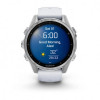 Смарт-годинник Garmin Fenix 8 43mm AMOLED Silver with Whitestone Silicone (010-02903-06)