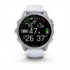 Смарт-годинник Garmin Fenix 8 43mm AMOLED Silver with Whitestone Silicone (010-02903-06)