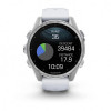 Смарт-годинник Garmin Fenix 8 43mm AMOLED Silver with Whitestone Silicone (010-02903-06)