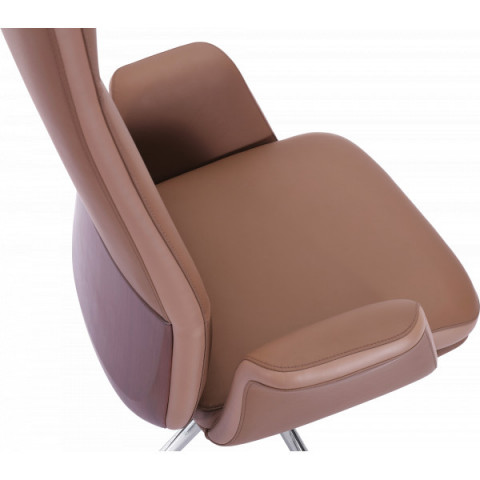 Офісне крісло GT Racer B-2119 Brown (leather)