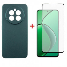Чохол-накладка Dengos Soft для Realme 12 4G/5G Green (DG-KM-184) + захисне скло