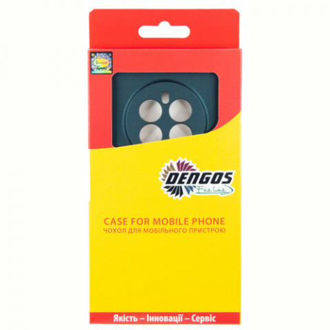 Чохол-накладка Dengos Soft для Realme 12 4G/5G Green (DG-KM-184) + захисне скло