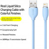 Кабель Baseus Jelly Liquid Silica Gel USB-Lightning, 2.4A, 2м Blue (CAGD000103)