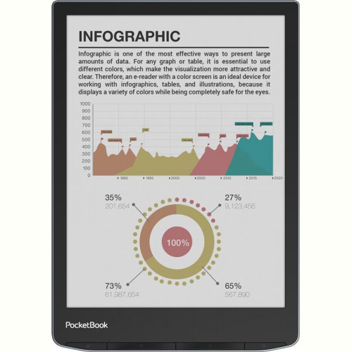 Електронна книга PocketBook 743C InkPad Color 3 Stormy Sea (PB743K3-1-CIS)