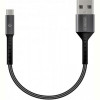 Кабель Intaleo CB0 USB-microUSB 0.2м Black/Grey (1283126495632)