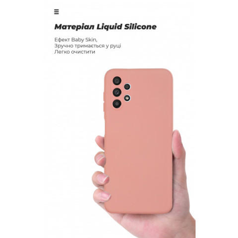 Чохол ArmorStandart ICON для Samsung A13 4G (A135) Camera cover Pink (ARM64583)