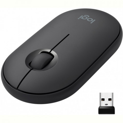 Мишка бездротова Logitech Pebble M350 (910-005718) Black USB