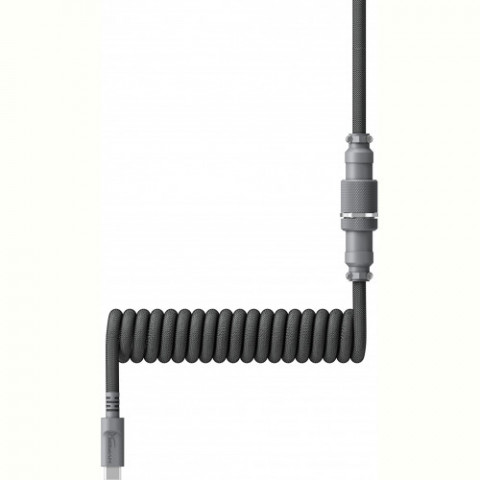 Кабель HyperX USB-A – USB-C, спіральний, 1.37 м Grey (6J678AA)