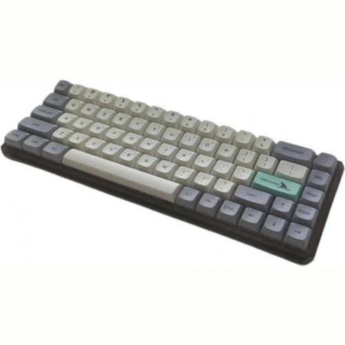 Клавіатура бездротова Motospeed Darmoshark K5 Gateron Silver Pro Light Gray (dmk5lgspro)