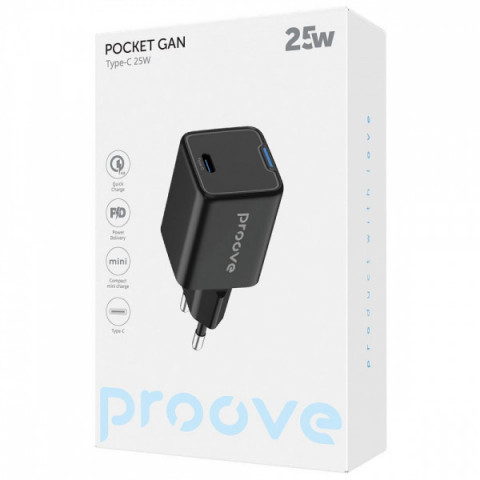 МЗП Proove Pocket GaN 25W (Type-C) white Купити в Україні