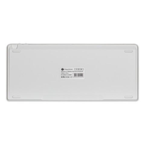 Клавіатура механічна Keychron J1 82Key, K pro Red, WL/BT/USB-A, QMK, Hot-swap, EN/UKR, RGB, білий