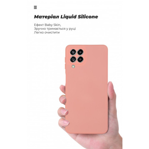 Чохол ArmorStandart ICON для Samsung M53 (M536) Camera cover Pink (ARM64585)