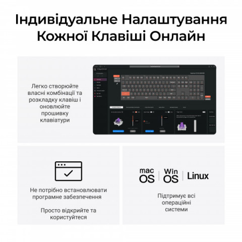 Клавіатура бездротова Keychron K10 HE Magnetic Switch Black RGB (K10H-F1-UA) Купити в Україні