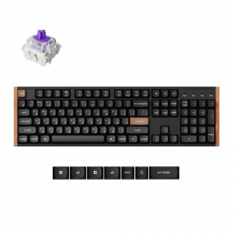 Клавіатура бездротова Keychron K10 HE Magnetic Switch Black RGB (K10H-F1-UA) Купити в Україні