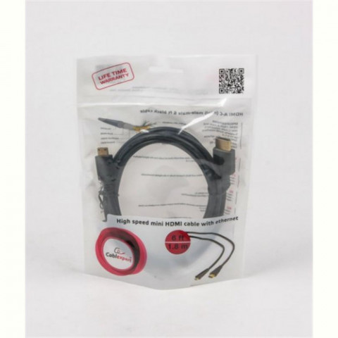 Кабель Cablexpert HDMI - mini-HDMI (M/M), 1.8 м, Black (CC-HDMI4C-6)