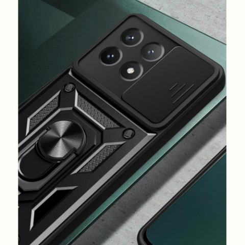 Чохол-накладка BeCover Military для Poco X6 Pro Black (711157)