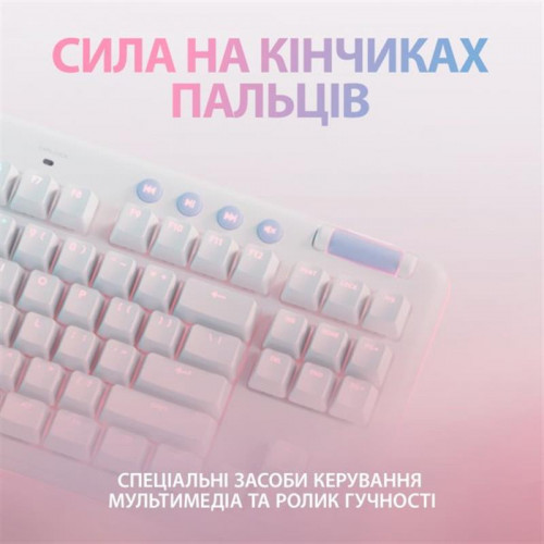 Клавіатура бездротова Logitech G715 Linear White (920-010692)