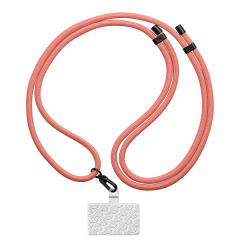 Ремінець для смартфону ArmorStandart Rope Black Rose with Clear holder (ARM86563)