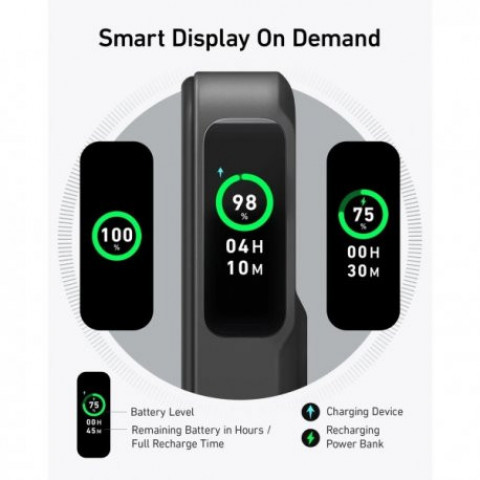 Портативна батарея Power Bank Anker MagGo 10000mAh 15W Qi2 Black (A1654G11)