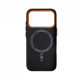 Чохол ArmorStandart LikeCarbon2 SE MagCase для Apple iPhone 17 Pro Black Orange (ARM89161)