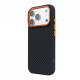 Чохол ArmorStandart LikeCarbon2 SE MagCase для Apple iPhone 17 Pro Black Orange (ARM89161)