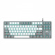 Клавіатура Aula Mechanical F3287 White/Grey Keycap KRGD Blue (6948391240688)