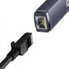 Перехідник Baseus Lite Series Ethernet 1000Mbps (USB to RJ45) gray Купити в Україні