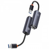Перехідник Baseus Lite Series Ethernet 1000Mbps (USB to RJ45) gray Купити в Україні