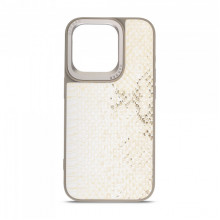 Чохол Harder Snake Pattern для Apple iPhone 14 Pro White Cream (ARM76807)