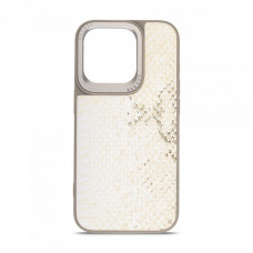 Чохол Harder Snake Pattern для Apple iPhone 14 Pro White Cream (ARM76807)
