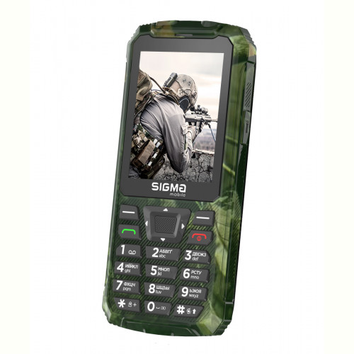 Мобільний телефон Sigma mobile X-treme PR68 Type-C Dual Sim Khaki (4827798122426)