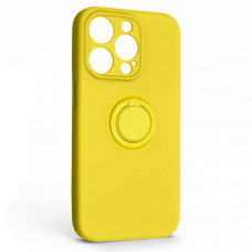 Чохол ArmorStandart Icon Ring для Apple iPhone 14 Pro Yellow (ARM68711)
