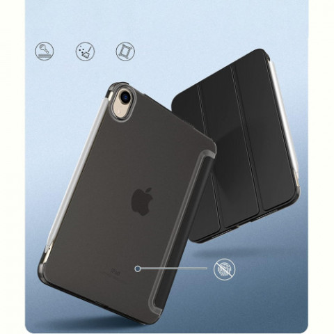 Чохол-книжка BeCover Tri Fold Hard для Apple iPad Mini 7 2024 8.3" Black (712450)
