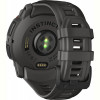 Смарт-годинник Garmin Instinct 3 50mm Solar Black with Charcoal Silicone Band (010-02935-40)