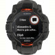 Смарт-годинник Garmin Instinct 3 50mm Solar Black with Charcoal Silicone Band (010-02935-40)