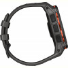 Смарт-годинник Garmin Instinct 3 50mm Solar Black with Charcoal Silicone Band (010-02935-40)