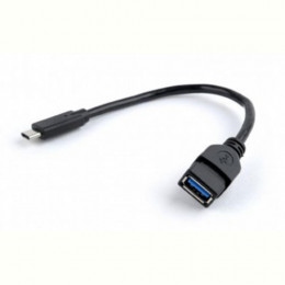 Кабель Cablexpert (A-OTG-CMAF3-01), USB3.0 Type-C - USB Type-A, 0.2 м, чорний