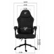 Геймерське крісло GT Racer X-2326 Fabric Black