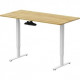 Комп'ютерний ігровий стіл з регулюванням висоти OfficePro ODE1470LWW Light Wood/White (ODE1470LWW)