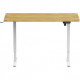 Комп'ютерний ігровий стіл з регулюванням висоти OfficePro ODE1470LWW Light Wood/White (ODE1470LWW)